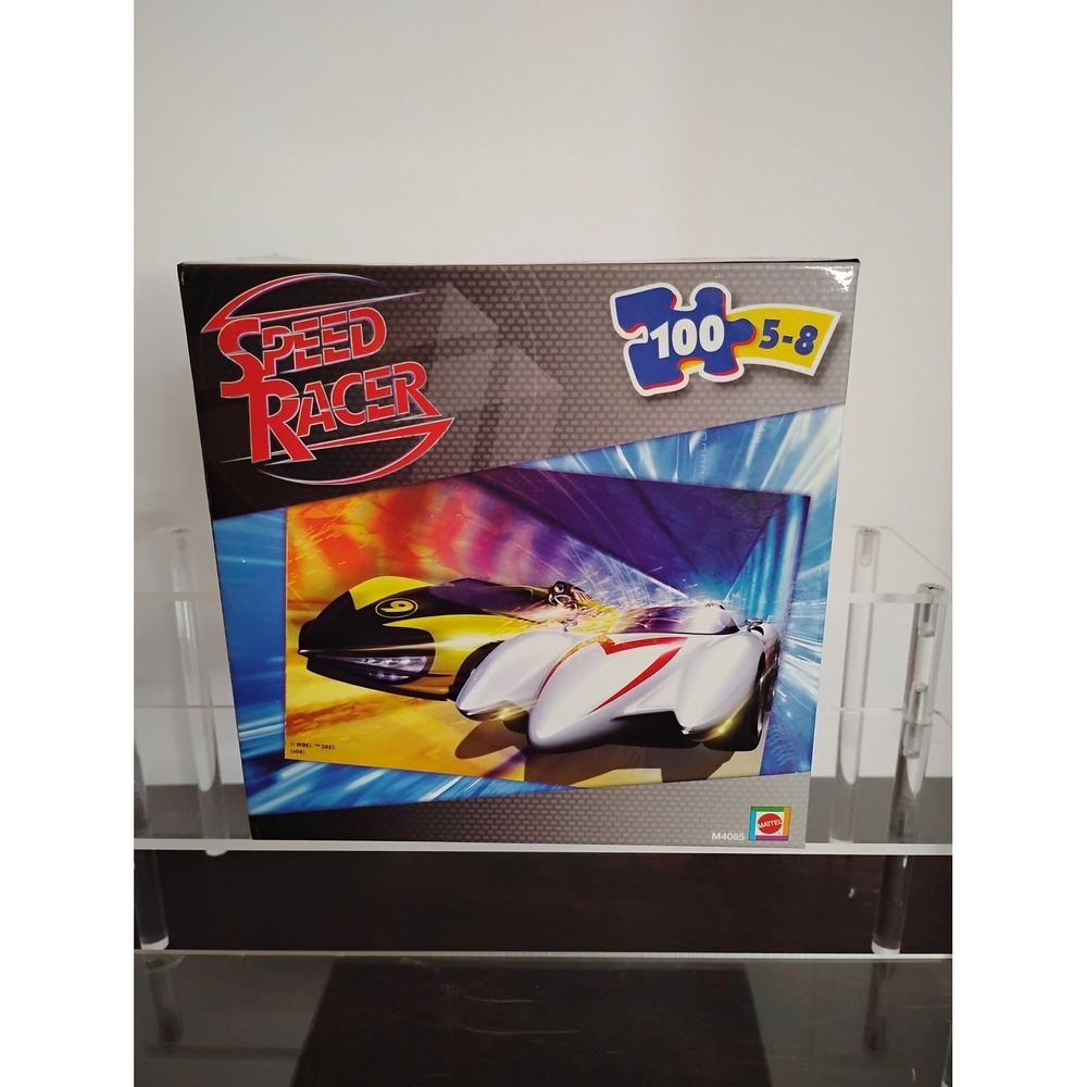 Mattel Speed Racer Movie 100 Piece Jigsaw Puzzle Mach 5 Racer X M4085 2008 NEW